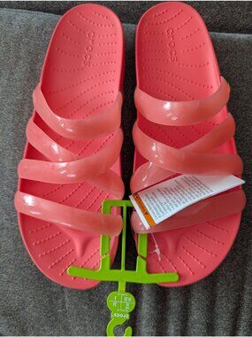 Crocs Womens Tulum Sandals Water-Friendly Slip-On Style Lightweight Comfort Cora